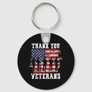 Thank You Veterans For Veterans Day Design Key Ring
