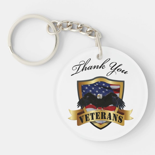 Thank You Veterans Key Ring (Front)