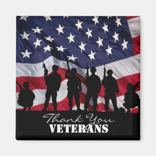 Thank You Veterans Magnet