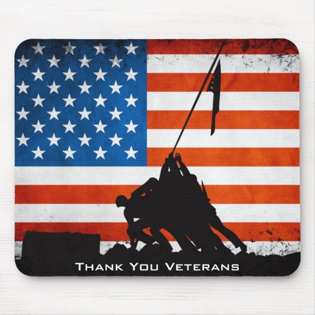 Thank You Veterans Mouse Pad (Front)