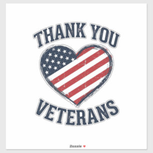 Thank You Veterans Patriotic Heart Vintage Shirt D