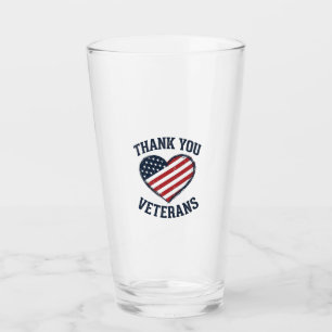 Thank You Veterans Patriotic Heart Vintage Shirt D Glass