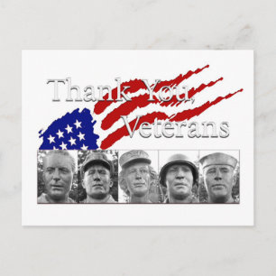 Thank You Veterans Postcard