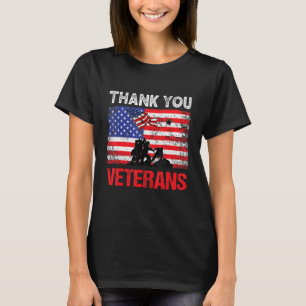 Thank You Veterans Service Patriot Veteran Day Ame T-Shirt