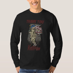 Thank You Veterans Shirt Combat Boots Flower Veter