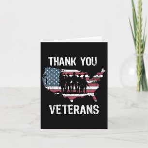 Thank You Veterans Soldier Memorial Day Saying Ame Card