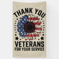 Thank You Veterans Sunflower Military Veterans Day