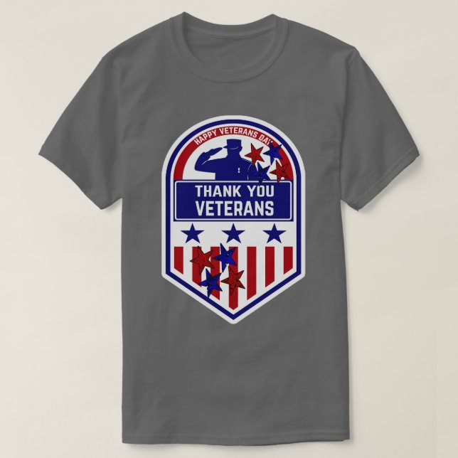 thank you veterans  T-Shirt (Design Front)