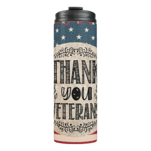 Thank You Veterans Thermal Tumbler