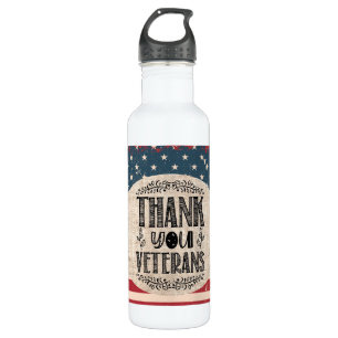 Thank You Veterans Water Bottle