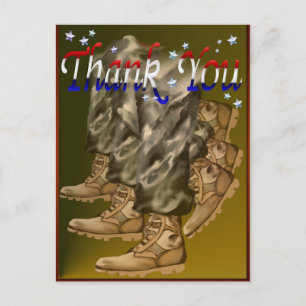 Thank You Vets Postcard