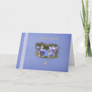 Thank you, Vielen Dank, German Thank You Card