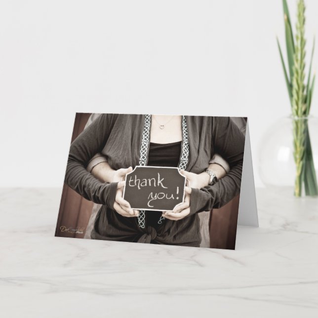 Thank You Vintage Card (Front)