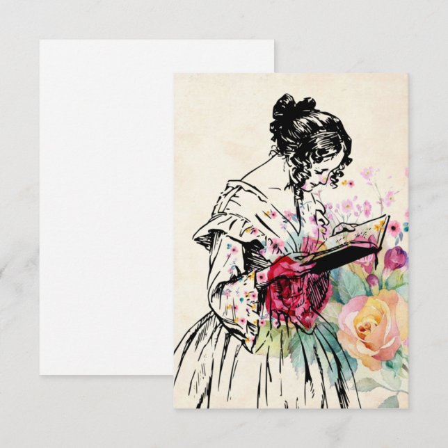 Thank you Vintage style Card (Front/Back)