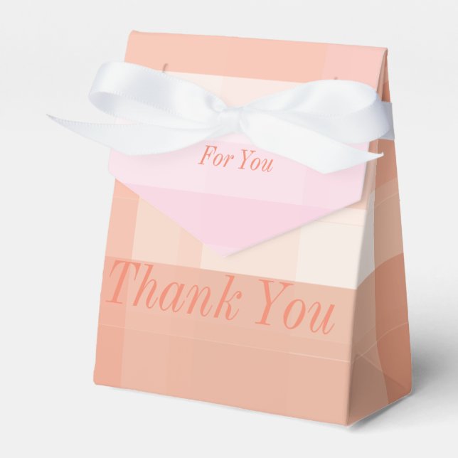 Thank You Volunteers Favour Box (Front Side)
