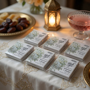 Thank You Wedding Bouquet Flower Nikah Walima Magnet