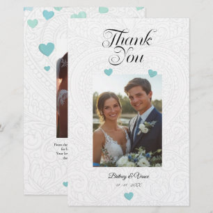 Thank You - Wedding Card