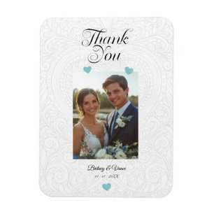Thank You - Wedding Card Magnet