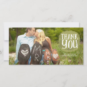 Thank You Wedding Designer Photo Cards