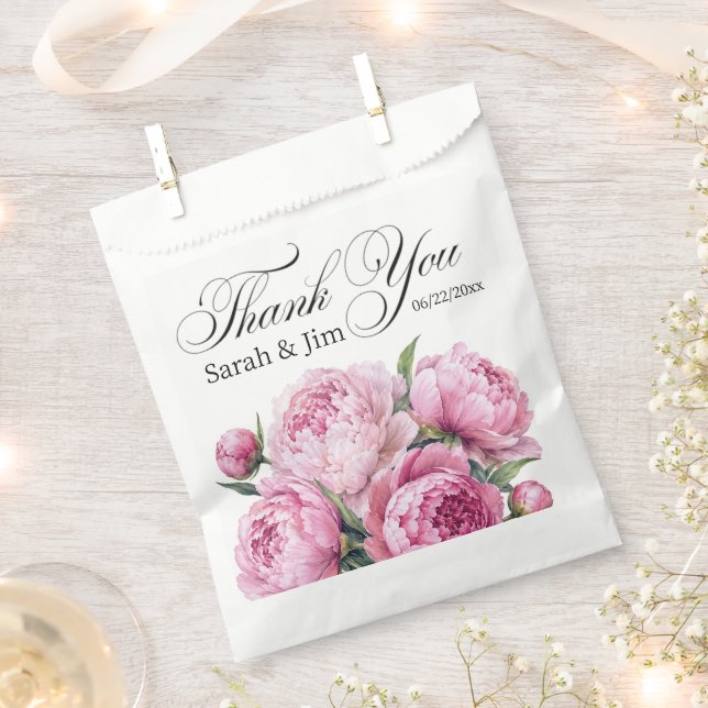 Thank you Wedding favour bags (Clipped)