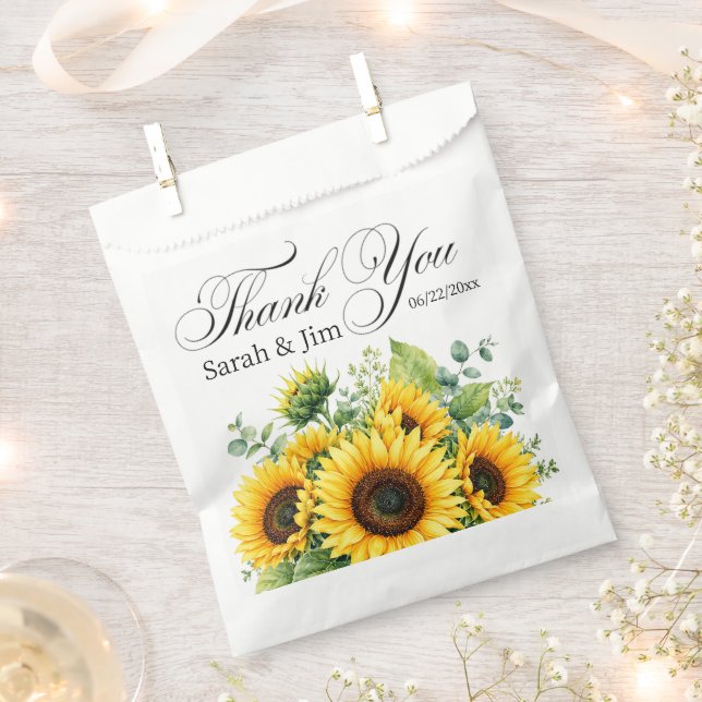 Thank you Wedding favour bags (Clipped)