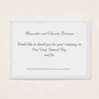 Thank You Wedding Gift