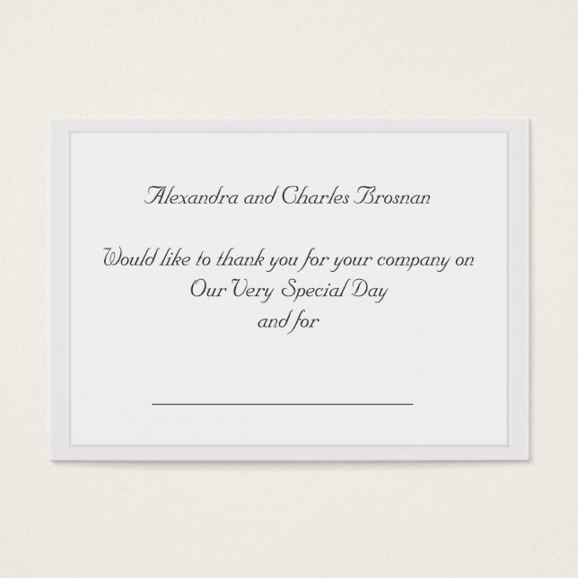 Thank You Wedding Gift (Front)