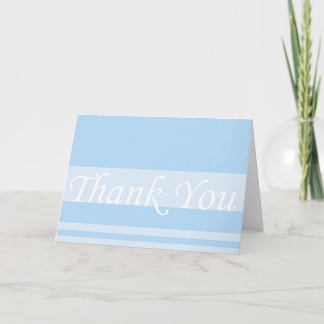 Thank You Wedding Gift Acknowledgement Blank Insid Card (Front)