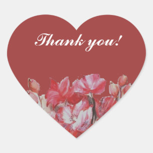 thank you wedding sticker