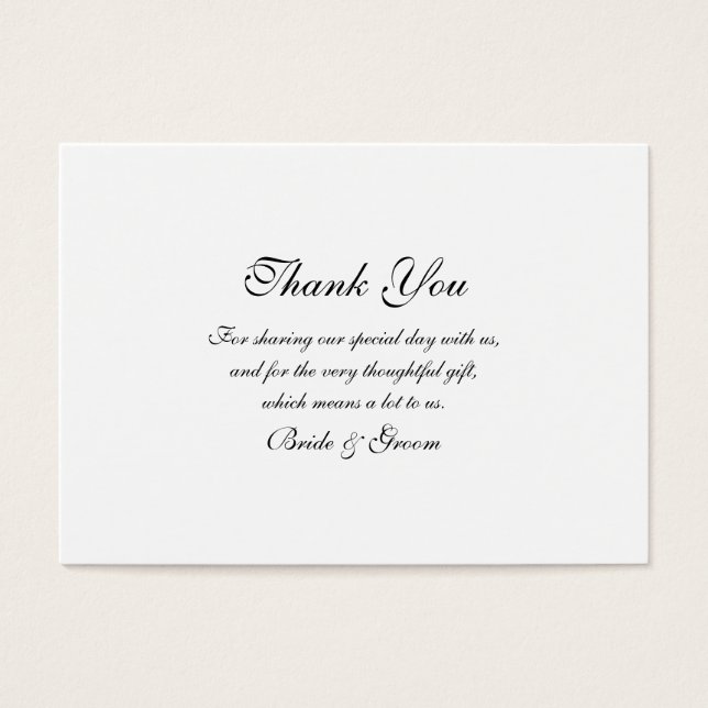 Thank you wedding template (Front)