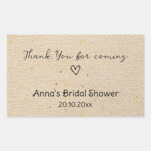 Thank You Welcome Congratulations Rectangular Sticker