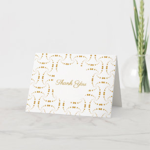 Thank You with Gold Dots Card