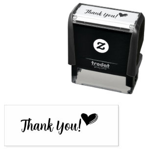 Thank You With Little Heart Self-inking Stamp