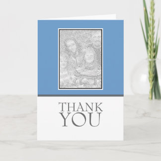 Thank you with photo card