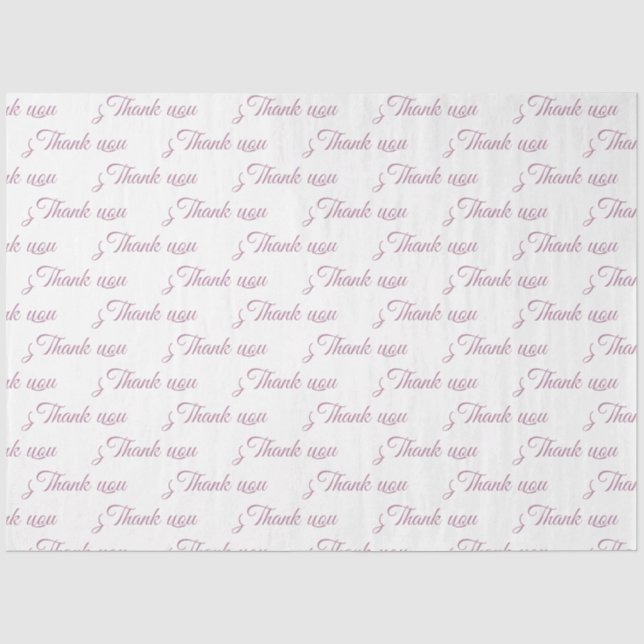 Thank you Wrapping paper  (Front)