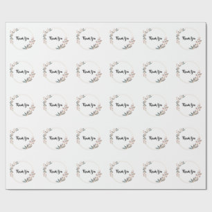 Thank you wrapping paper