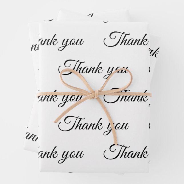 Thank you Wrapping paper  (In situ)