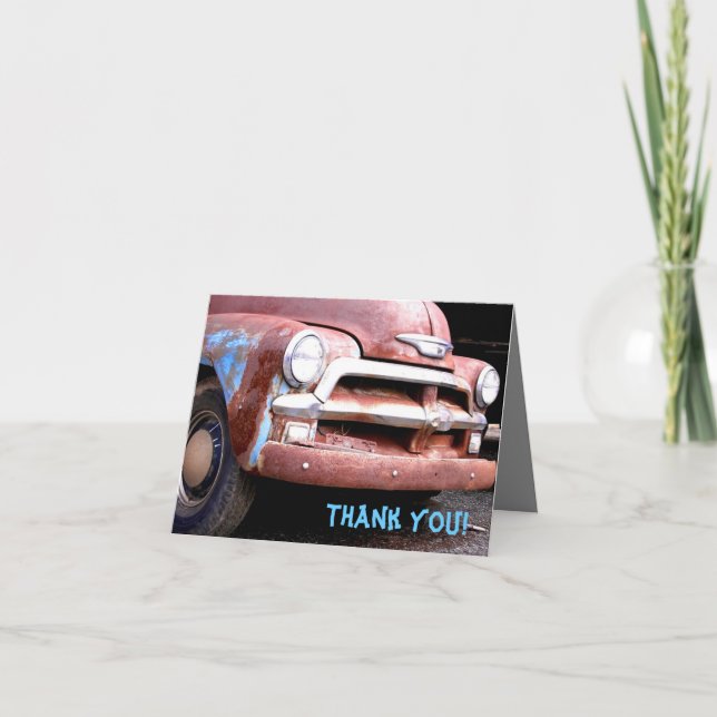 Thank you! you card (Front)