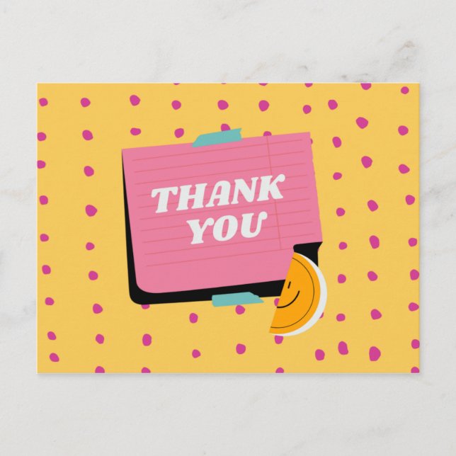 Thank You - YOUR PRESENCE  IS A BLESSING Postcard (Front)