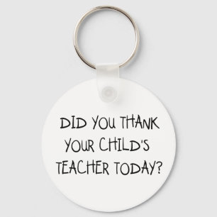 Thank Your Child's Teacher Key Ring
