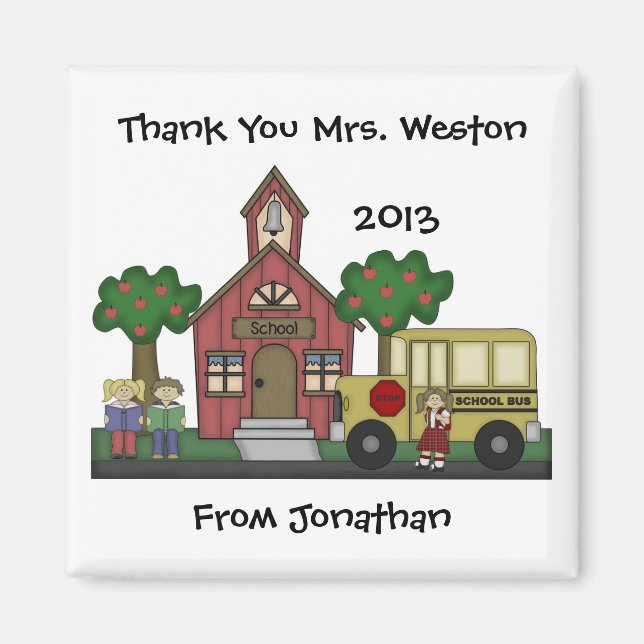 Thank Your Teacher - Magnet by SRF (Front)