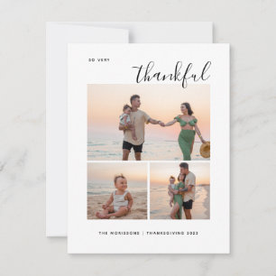 Thankful 3 family photo happy thanksgiving fall h holiday card