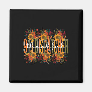 Thankful 911 Dispatcher Thanksgiving 911 Operator Magnet