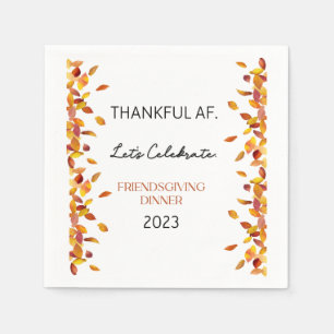 Thankful AF  Napkin