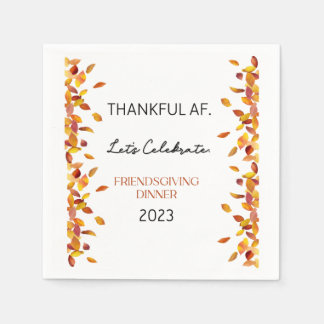 Thankful AF  Napkin