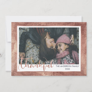 Thankful Autumn - Fall Thanksgiving Photo Card