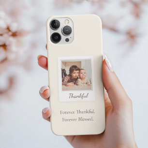 Thankful & Blessed Polaroid Photo   Custom Gift iPhone 15 Pro Case
