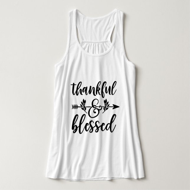 Thankful & Blessed Singlet (Design Front)