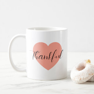 Thankful coffee mug