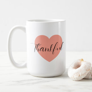 Thankful coffee mug